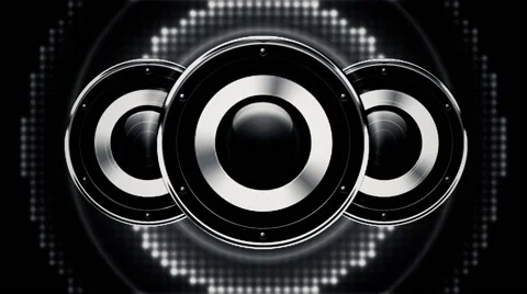 Creative Speakers Playing 4 Vídeo Stock 61041650