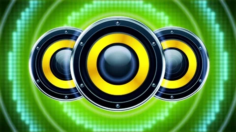 Creative Speakers Playing 8 Stock Footage 61041879