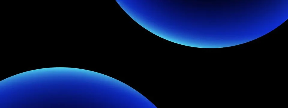 A creative sphere and elements with a blue gradient and glossy lensball for a Illustrazione stock