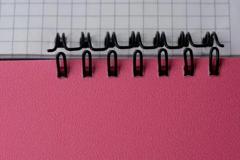 Creative spiral binding enhanced with vibrant colors and patterns Fotos de archivo