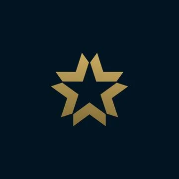 Creative star design consisting of arrows. Vector Stock Illustration