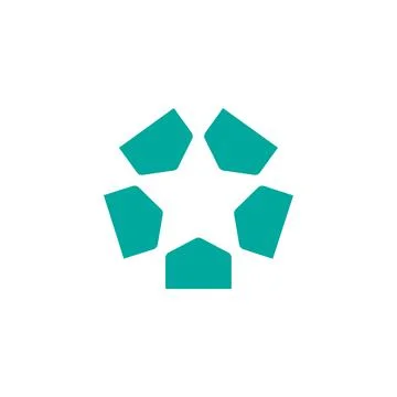 Creative star design consisting of arrows. Vector Stock Illustration