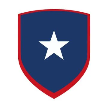 Creative star shield vector illustration Stock Illustration