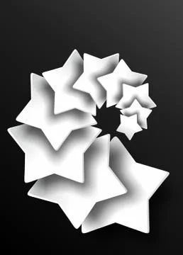 Creative Stars background Stock Illustration