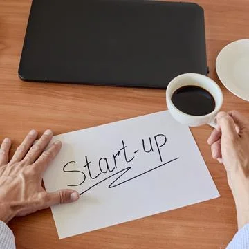 Creative start-up concept Stock Photos