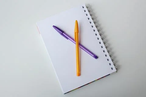 Creative stationery, back to school concept. Stock Photos