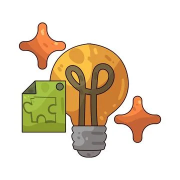 Creative strategy illustration Stock Illustration