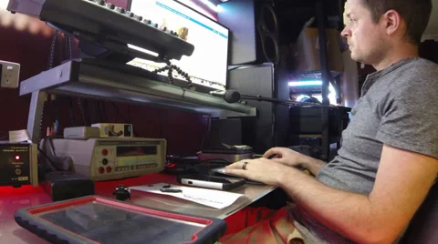 Creative studio time lapse Stock Footage 28504030