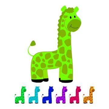 Creative stuffed animal toy vector cartoon graphic Stock Illustration
