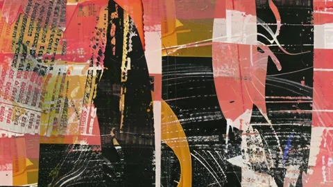 Creative Stylized Grunge Texture Backdrop Stock Footage 300082031