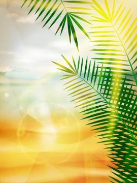 Creative summer graphic design. Stock Illustration