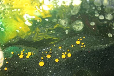 Creative Surface Abstract Effects image Beautiful Bubbles on Shot Illustrazione stock