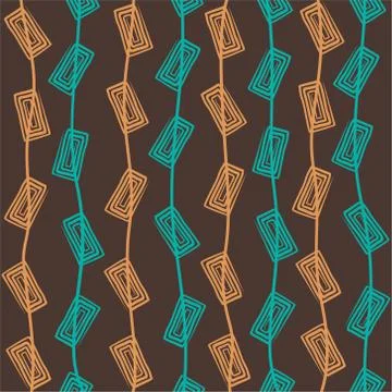 Creative swirl rectangle design pattern background vector Stockillustratie