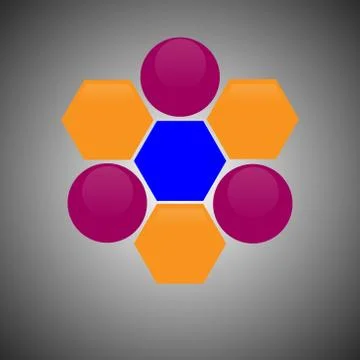 Creative symbol of science Stock Illustration