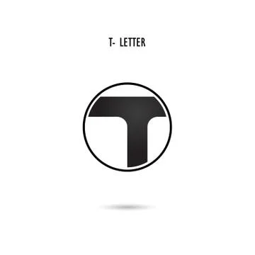 Creative T-letter icon abstract logo design.T-alphabet symbol.Corporate busin Stock Illustration
