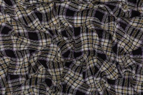 Creative tartan fabric with textile texture background Stock Illustration