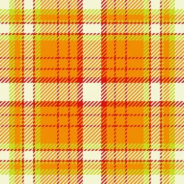 Creative tartan seamless vector, editable pattern fabric plaid. Celtic text.. Illustrazione stock