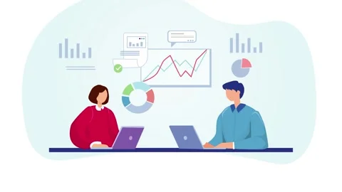 Creative Team Collaboration and Business Brainstorming Animation Stock-Footage 339320684