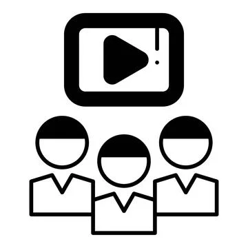 Creative Team Dualtone Icon Stock Illustration