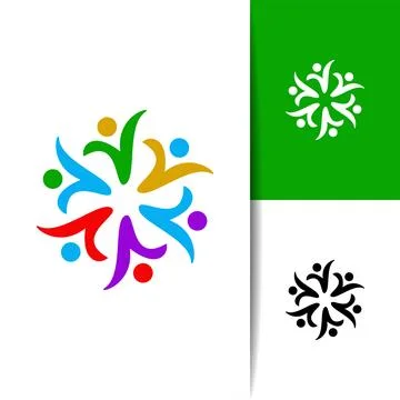 Creative Teamwork Icon Concept Vector Illustration