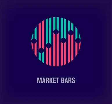 Creative technical diagram line logo. Stock Illustration