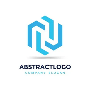 Creative technology logo icons design element for data and network company Illustrazione stock