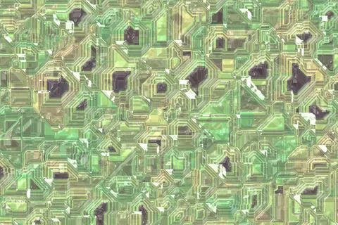 Creative technology optic pattern computer art texture illustration 스톡 일러스트