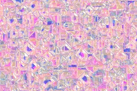 Creative technology optic wire pattern digital graphic texture illustration Illustrazione stock