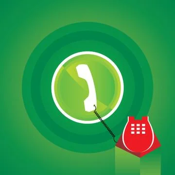 Creative telephone Stock Illustration