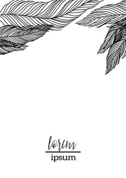 Creative template card Stock Illustration