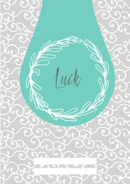 Creative template card Stock Illustration