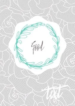 Creative template card Stock Illustration