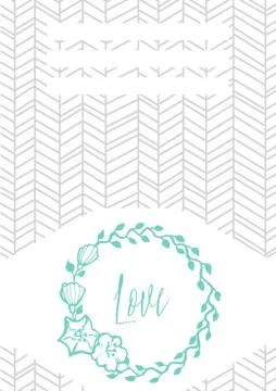 Creative template card Stock Illustration