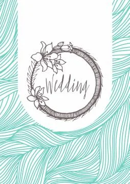 Creative template card Stock Illustration