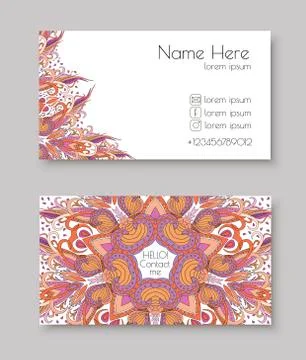 Creative template for designer, photographer or studio. Vector editable pattern Иллюстрация