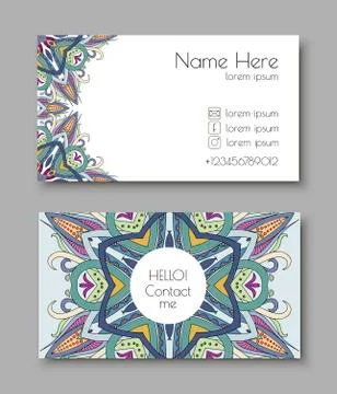 Creative template for designer, photographer or studio. Vector editable pattern Иллюстрация