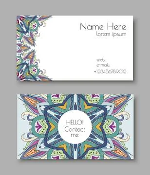 Creative template for designer, photographer or studio. Vector editable pattern Иллюстрация