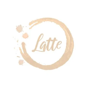 Creative template for logo, advertising flyer, promotion poster in form of beige Stock Illustration