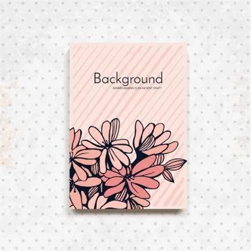 Creative template vector card Stock Illustration