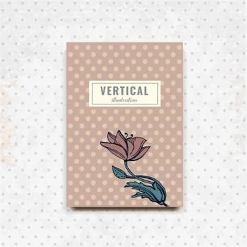 Creative template vector card Stock Illustration