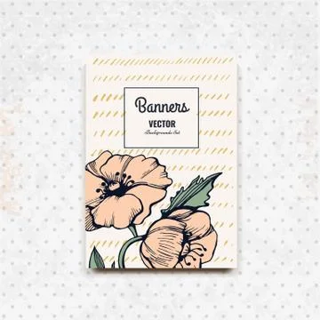 Creative template vector card Stock Illustration