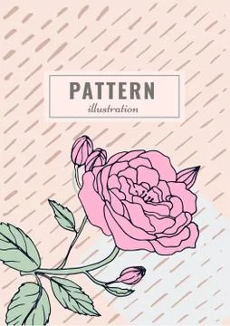 Creative template vector card Stock Illustration