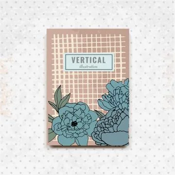 Creative template vector card Stock Illustration