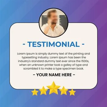 Creative Testimonial, Quote , Infographic Template. Quote Testimonial Templ.. 스톡 일러스트