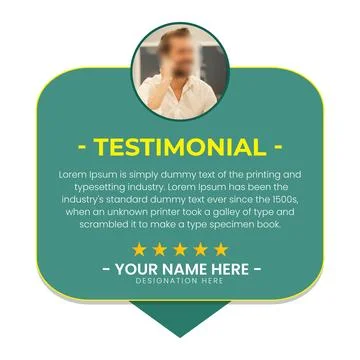 Creative Testimonial, Quote , Infographic Template. Quote Testimonial Templ.. 스톡 일러스트