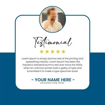 Creative Testimonial, Quote , Infographic Template. Quote Testimonial Templ.. 스톡 일러스트