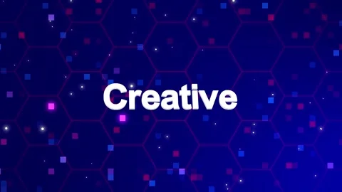 Creative text animation with background Stock-Footage 260209697