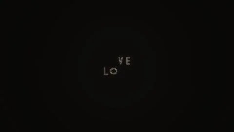 Creative text animation with letters coming together in a 動画素材 339369283