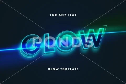 Creative Text Effects for Digital Media and Branding PSD Template