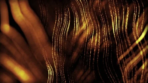 Creative texture with moving gold particles. Stock Footage 110913192